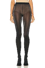 Wolford Wolford Stardust Tights in Black & Gold - AirRobe