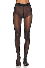 Wolford Pure 10 Tight in Black, view 1, click to view large image.