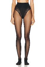 Wolford Tummy 20 Control Top Tight in Black, view 1, click to view large image.