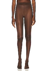 Wolford Satin Touch Tights in Cocoa, view 1, click to view large image.