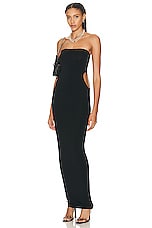Wolford Fatal Cut Out Dress in Black, view 1, click to view large image.