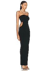 Wolford Fatal Cut Out Dress in Black, view 3, click to view large image.