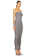 Wolford Fading Shine Dress in Titanium Shine, view 2, click to view large image.
