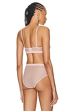 Wolford Triangle Bralette in Powder Pink, view 3, click to view large image.