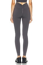 Wolford Body Shaping Legging in Titanium, view 3, click to view large image.