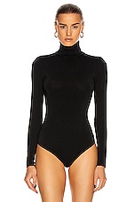Wolford Colorado String Bodysuit in Black, view 2, click to view large image.