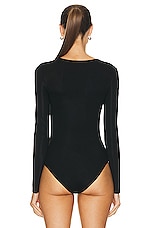 Wolford Bonnie Bodysuit in Black, view 4, click to view large image.