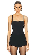 Wolford Individual Seamless Bodysuit in Black, view 1, click to view large image.