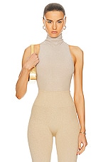 Wolford Fading Shine Bodysuit in Gold Shine, view 1, click to view large image.