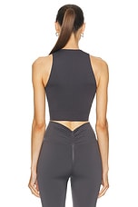 Wolford Body Shaping Sleeveless Top in Titanium, view 3, click to view large image.