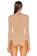 Wolford Colorado String Bodysuit in Latte, view 4, click to view large image.