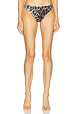Wolford Bikini Bottom in Animal Print, view 1, click to view large image.