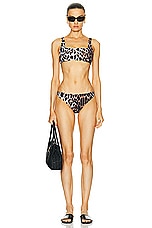 Wolford Bikini Bottom in Animal Print, view 5, click to view large image.