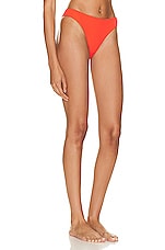 Wolford Ultra Texture Bikini Bottom in Red Glow, view 2, click to view large image.