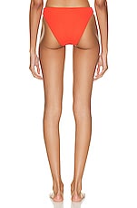 Wolford Ultra Texture Bikini Bottom in Red Glow, view 3, click to view large image.
