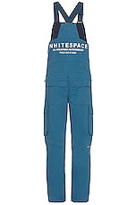 Whitespace 2l Insulated Cargo Bib Pant in Stellar & Indigo, view 2, click to view large image.