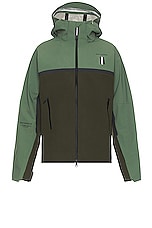Whitespace 3l Performance Jacket in Laurel Green & Forest Green, view 1, click to view large image.