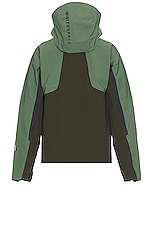 Whitespace 3l Performance Jacket in Laurel Green & Forest Green, view 2, click to view large image.