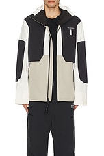 Whitespace 2l Insulated Cargo Jacket in Warm White, Fog Khaki, & Black, view 4, click to view large image.