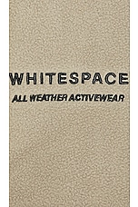 Whitespace Apres Polar Fleece Zip Up Jacket in Fog Khaki, view 3, click to view large image.