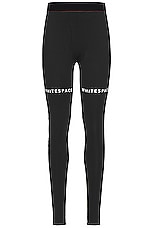 Whitespace Graphene Baselayer Pant in Black, view 3, click to view large image.