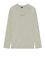 Whitespace Graphene Baselayer Tee in Fog Khaki, view 1, click to view large image.