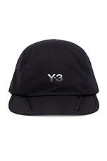 Y-3 Yohji Yamamoto Beach Cap in Black, view 1, click to view large image.