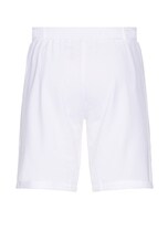 Y-3 Yohji Yamamoto x Real Madrid Pre Shorts in White, view 2, click to view large image.