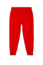 Y-3 Yohji Yamamoto Classic Cuffed Track Pants in Scarlet