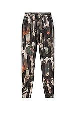 Y-3 Yohji Yamamoto Camo Pants in Aop & Black | FWRD