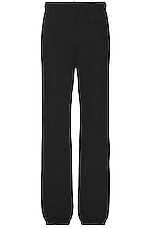 Y-3 Yohji Yamamoto Gfx Ft Pants in black, view 2, click to view large image.