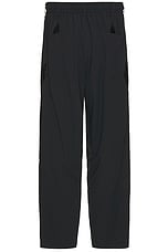 Y-3 Yohji Yamamoto Nyl Pants in Black, view 2, click to view large image.