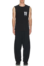 Y-3 Yohji Yamamoto Nyl Pants in Black, view 7, click to view large image.