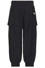 Y-3 Yohji Yamamoto Nylon Pant in Black, view 2, click to view large image.