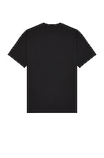 Y-3 Yohji Yamamoto Chest Logo Tee in Black, view 2, click to view large image.