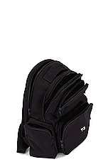 Y-3 Yohji Yamamoto Backpack in Black, view 4, click to view large image.