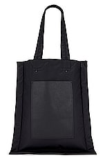 Y-3 Yohji Yamamoto Lux Tote in Black, view 2, click to view large image.
