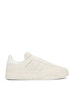 Y-3 Yohji Yamamoto Gazelle in White, view 1, click to view large image.