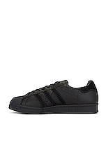 Y-3 Yohji Yamamoto Superstar in Black, view 5, click to view large image.