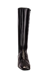 BY FAR Edie Leather Boot in Black, view 4, click to view large image.