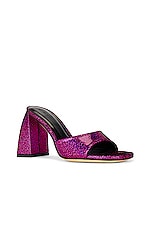 BY FAR Michele Mule in Fuchsia, view 2, click to view large image.