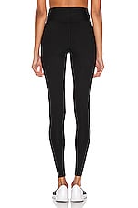 YEAR OF OURS Ribbed High Legging in Black, view 3, click to view large image.