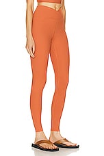 YEAR OF OURS Ribbed Veronica Legging in Terracota, view 2, click to view large image.