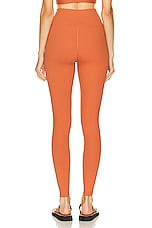 YEAR OF OURS Ribbed Veronica Legging in Terracota, view 3, click to view large image.