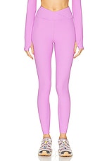 YEAR OF OURS Thermal Veronica Legging in Mauve, view 1, click to view large image.