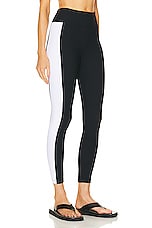 YEAR OF OURS Thermal Tahoe Legging in Black & White, view 2, click to view large image.