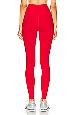 YEAR OF OURS Ribbed Football Legging in Red, view 3, click to view large image.