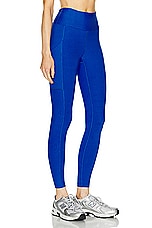 YEAR OF OURS Ribbed Pocket Legging in Blue Flame, view 2, click to view large image.