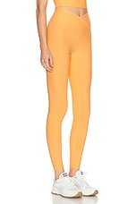 YEAR OF OURS Ribbed Veronica Legging in Apricot Crush, view 2, click to view large image.