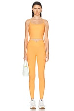 YEAR OF OURS Ribbed Veronica Legging in Apricot Crush, view 4, click to view large image.